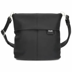 Best Zwei Mademoiselle.M Schultertasche 25 cm nubuk black