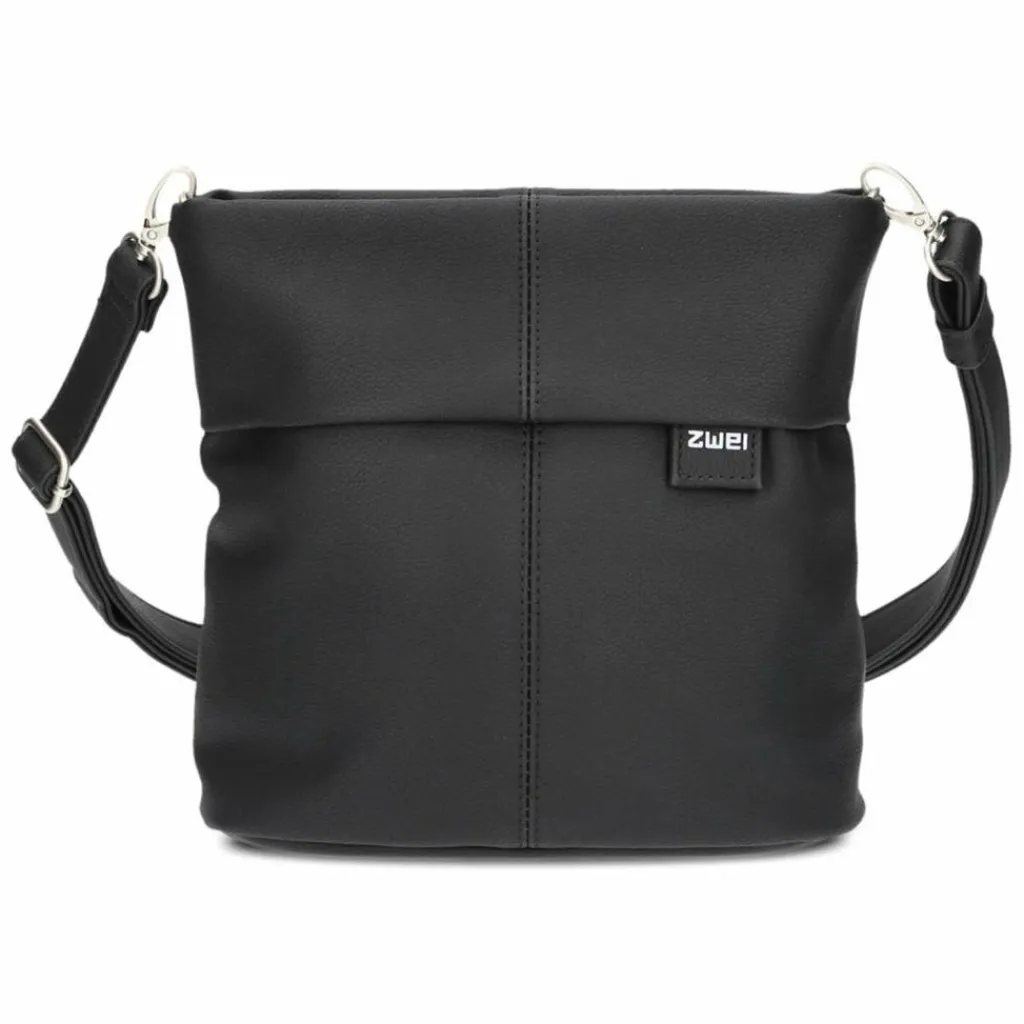 Best Zwei Mademoiselle.M Schultertasche 25 cm nubuk black