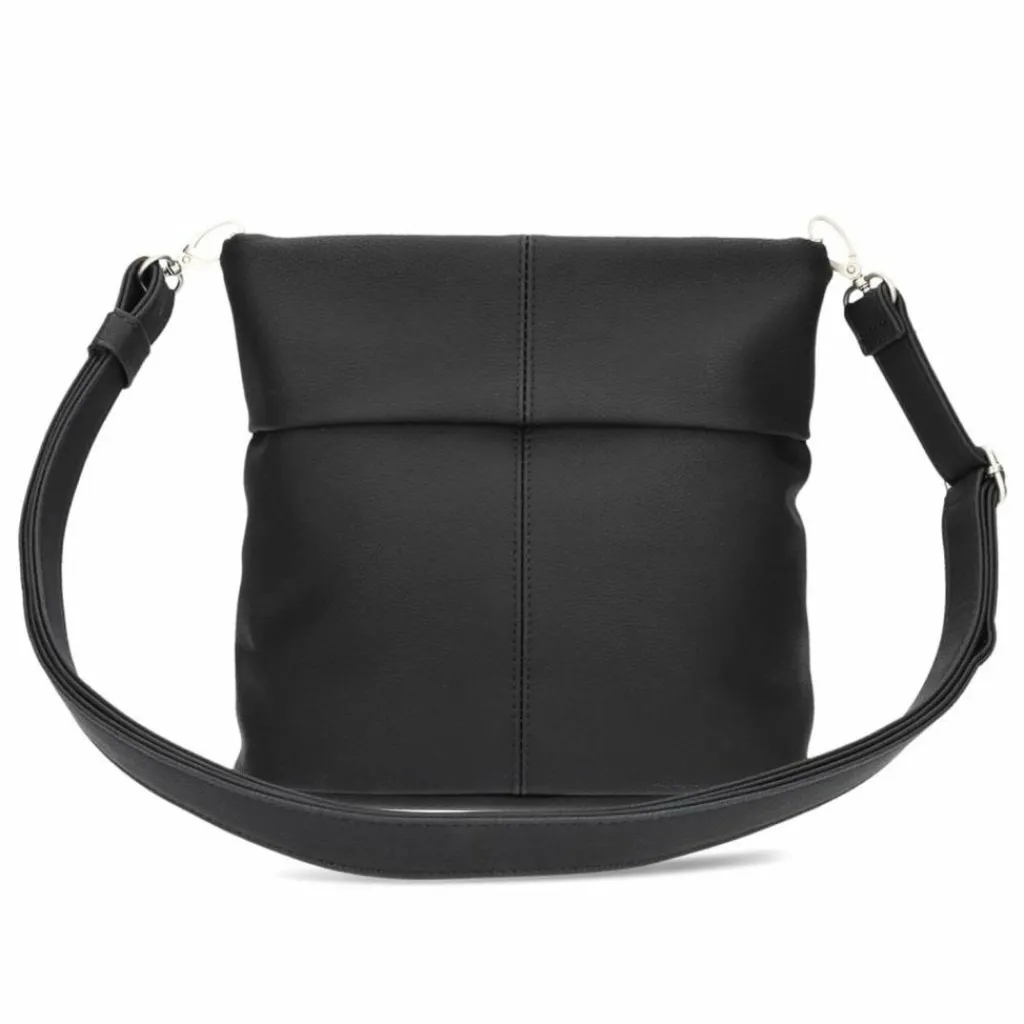 Best Zwei Mademoiselle.M Schultertasche 25 cm nubuk black