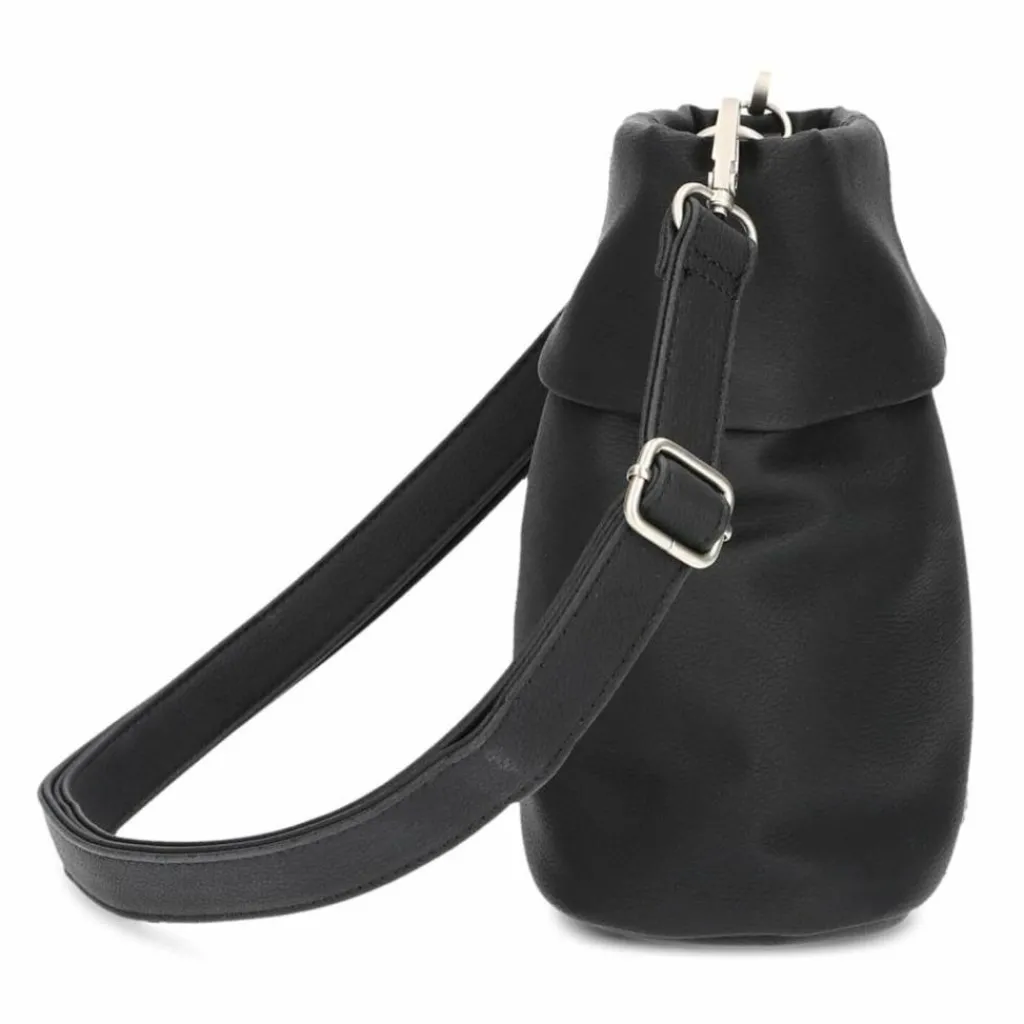 Best Zwei Mademoiselle.M Schultertasche 25 cm nubuk black