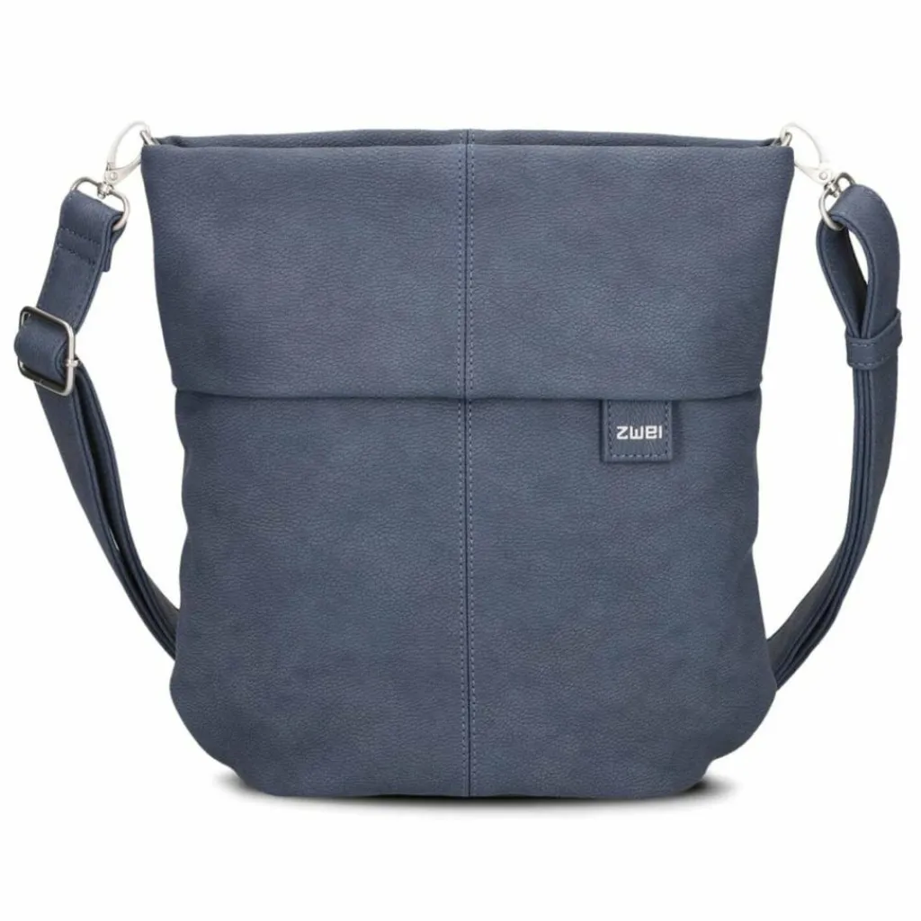 Online Zwei Mademoiselle.M Schultertasche 27 cm nubuk blue