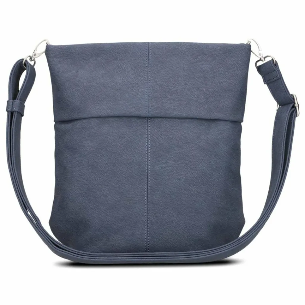 Online Zwei Mademoiselle.M Schultertasche 27 cm nubuk blue