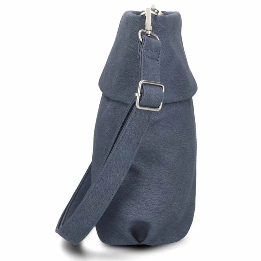 Online Zwei Mademoiselle.M Schultertasche 27 cm nubuk blue
