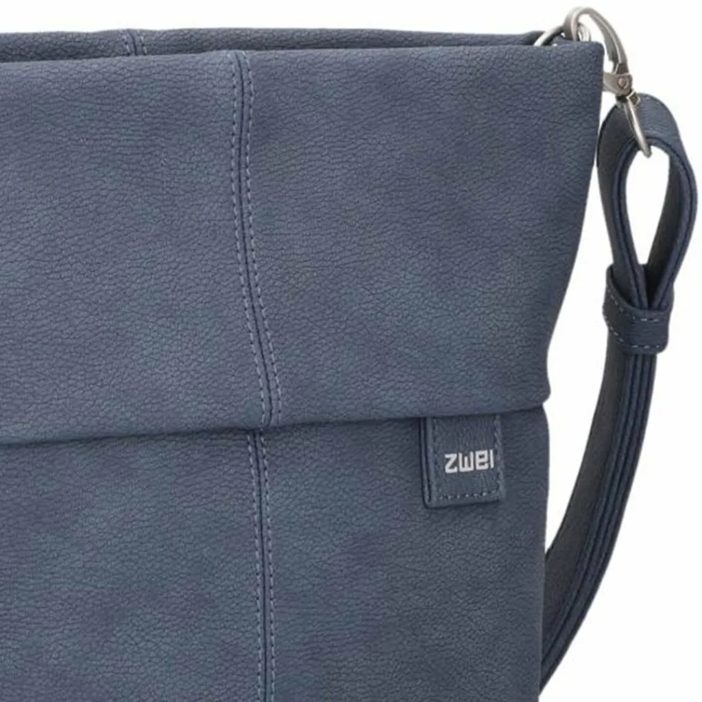 Online Zwei Mademoiselle.M Schultertasche 27 cm nubuk blue