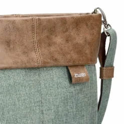 Zwei Umhängetaschen<Olli Umhängetasche 25 cm eucalyptus